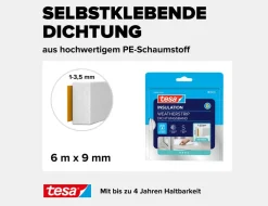 Tesa Moll Dichtungsband Weiß