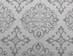 Tischdecke Ornament grau