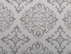 Tischdecke Ornament grau
