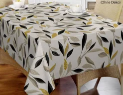Tischdecke PVC Blatter