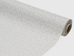 Tischdecke Ranken Weiß