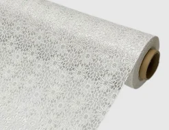 Tischdecke Vinyl Spitze Blumen
