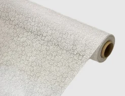 Tischdecke Vinyl Spitze Weiß