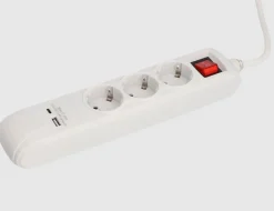 Tischsteckdose 3-fach USB A/C