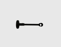 Träger 16mm Schwarz geschlossen