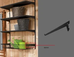 Träger 1-reihig 30 cm