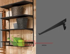 Träger 1-reihig 35 cm