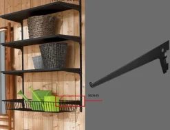 Träger 1-reihig 40 cm