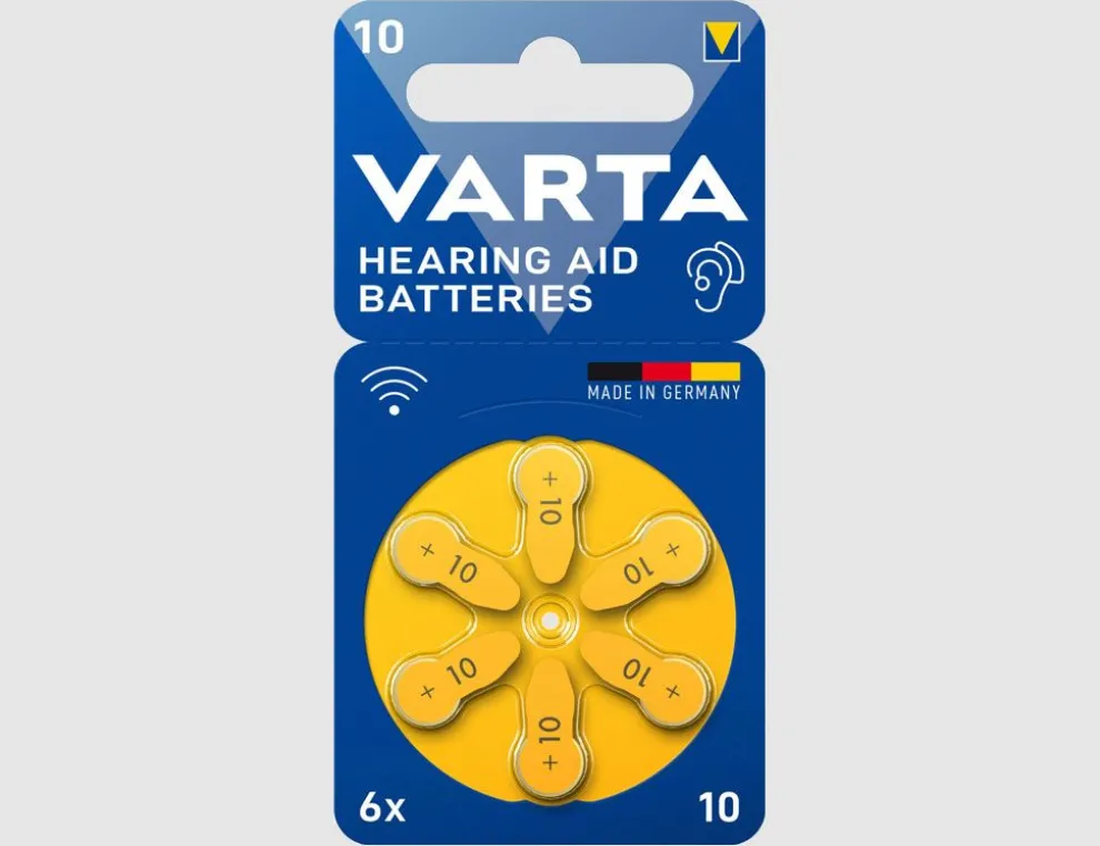 VARTA Knopfzellen Größe 10