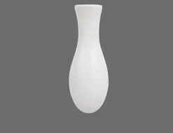 Vase aus Keramik weiß