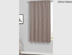 Verdeckte Schlaufe Barcelona Taupe 175x135cm