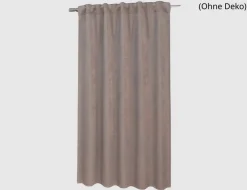 Verdeckte Schlaufe Barcelona Taupe 175x135cm