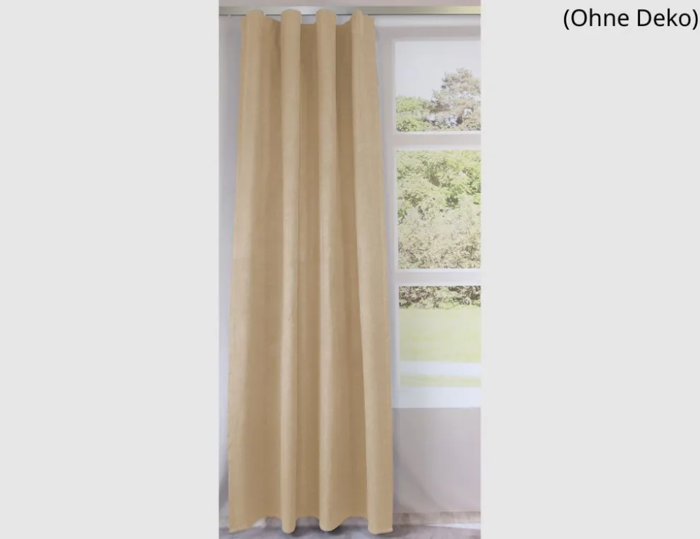 Verdeckte Schlaufe Blackout Beige