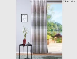 Verdeckte Schlaufe Grau, Braun