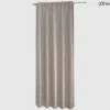 Verdeckte Schlaufe Moire Taupe 245x140cm