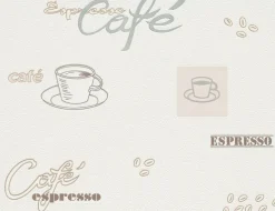 Vinyltapete Kaffeezeit Beige