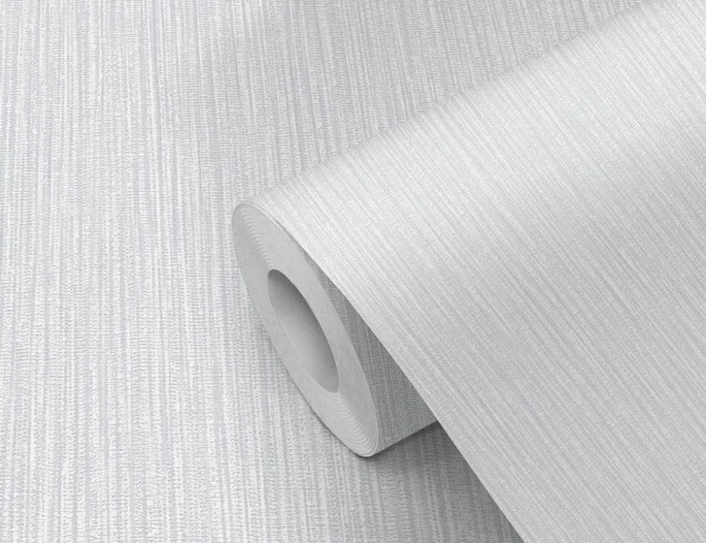 Vinyltapete Uni Flitter Silber