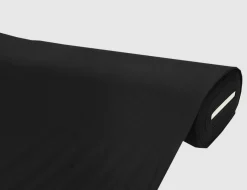 Viskosejersey Uni schwarz