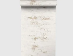Vliestapete Beige Gold