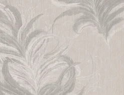 Vliestapete Blume Beige