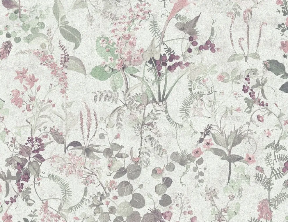 Vliestapete Blume Multi