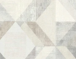 Vliestapete Grafik Beige, Grau