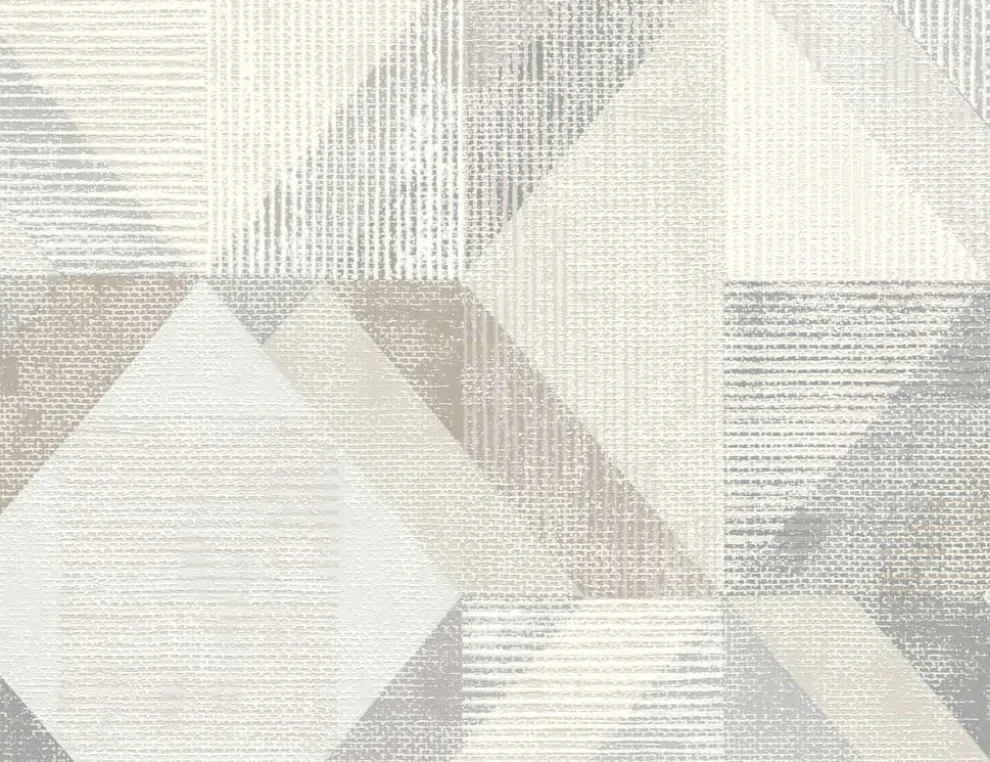 Vliestapete Grafik Beige, Grau