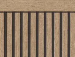 Vliestapete Holz Dunkelbraun, quer