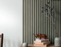 Vliestapete Holz Grau