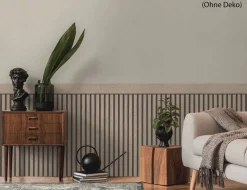 Vliestapete Holz Grau, quer