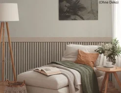 Vliestapete Holz Grau, quer