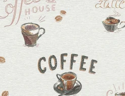 Vliestapete Kaffee Beige