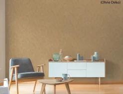 Vliestapete Kreise Gold