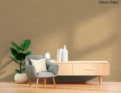 Vliestapete Kreise Gold
