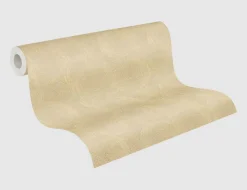 Vliestapete Kreise Gold