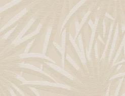 Vliestapete Palmenblätter Beige