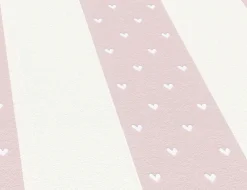 Vliestapete Streifen Rosa
