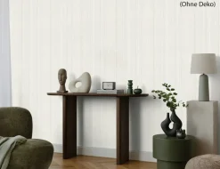 Vliestapete Streifen Weiß