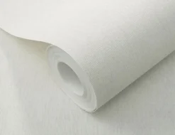 Vliestapete Textilstruktur Weiß