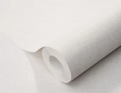 Vliestapete Uni Beige meliert