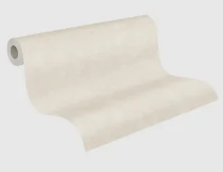 Vliestapete Uni Creme