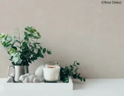 Vliestapete Uni Feinstruktur Beige