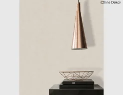 Vliestapete Uni Feinstruktur Beige