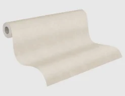 Vliestapete Uni Feinstruktur Beige