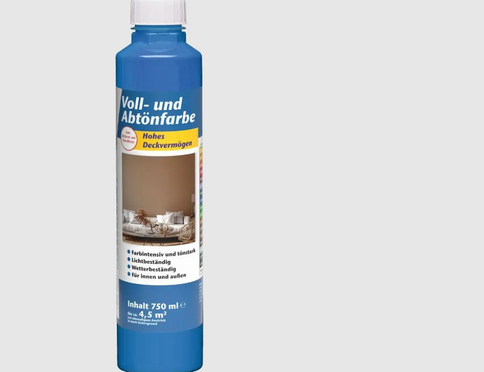 Voll- und Abtönfarbe