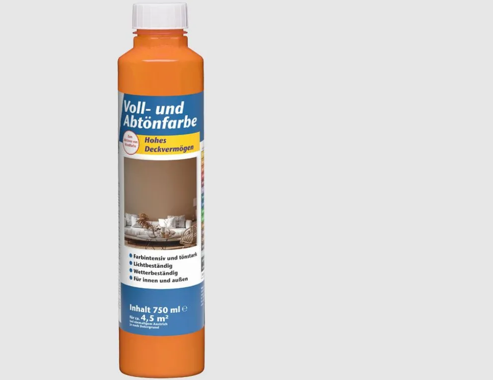 Voll- und Abtönfarbe