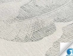 Vorgeleimte Vliestapete Blätter Beige, Grün