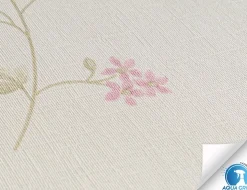 Vorgeleimte Vliestapete Blume Weiß