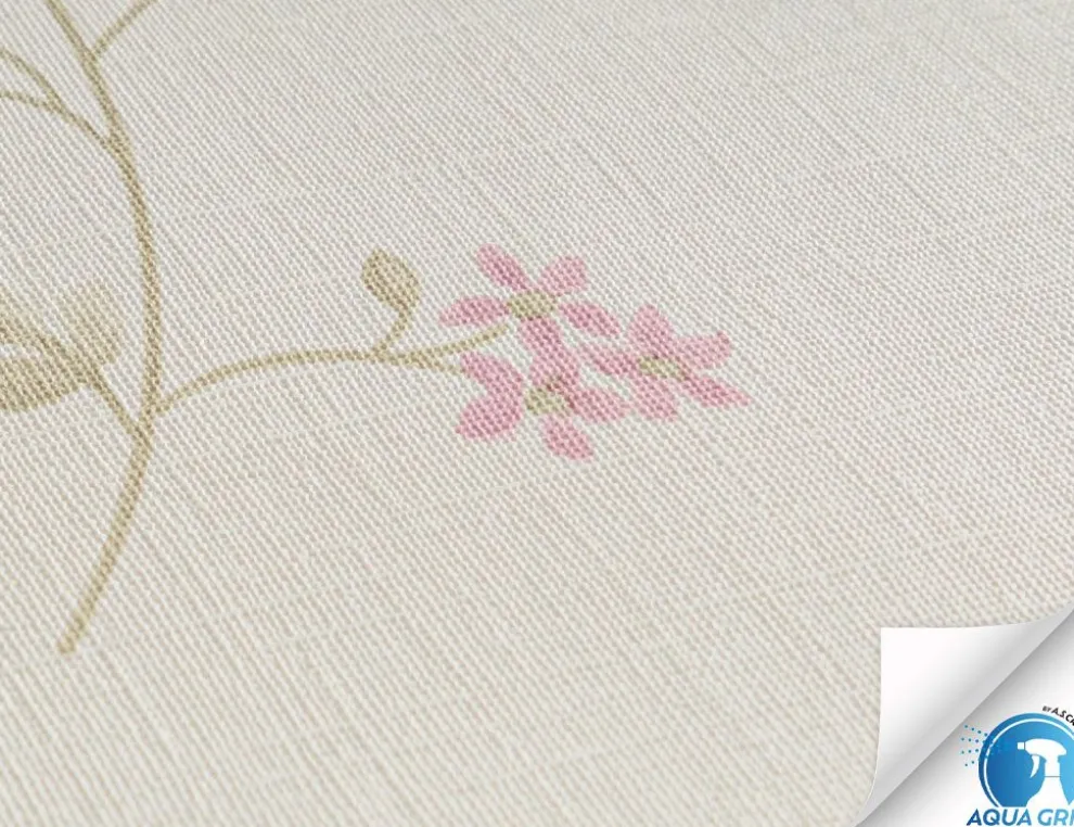 Vorgeleimte Vliestapete Blume Weiß