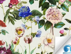 Vorgeleimte Vliestapete Floral Bunt